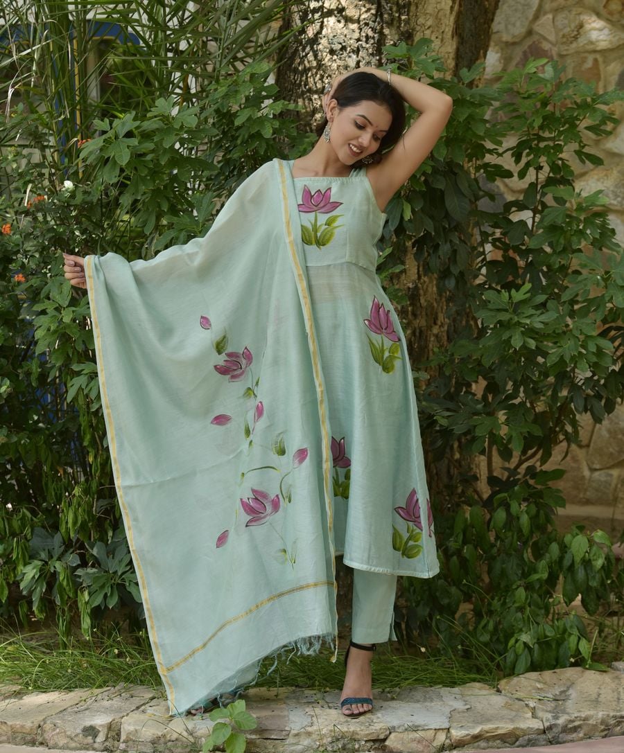 Sage Botanical Co-ord Set, view 1