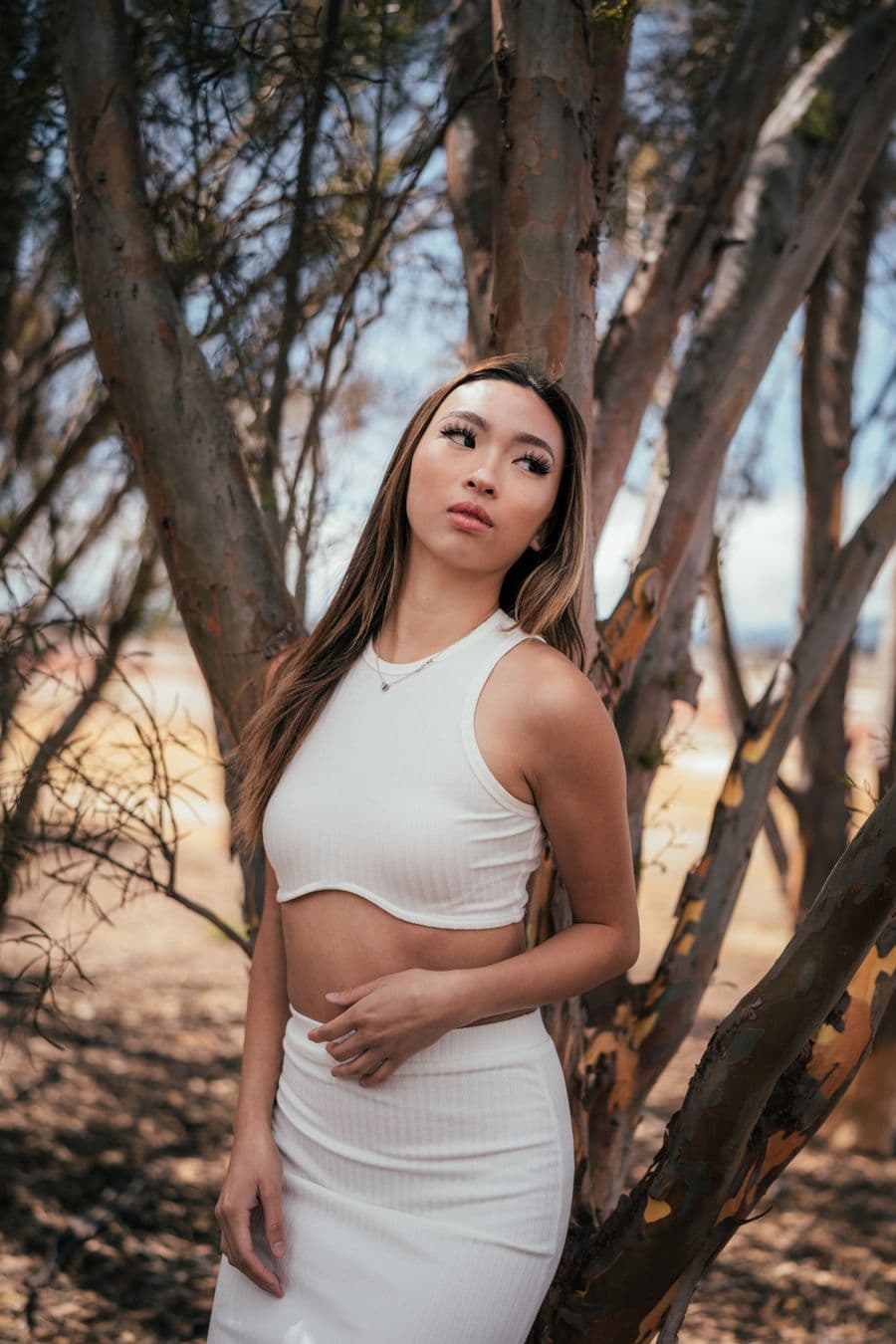 Ivory Sleeveless Co-ord Set, view 1